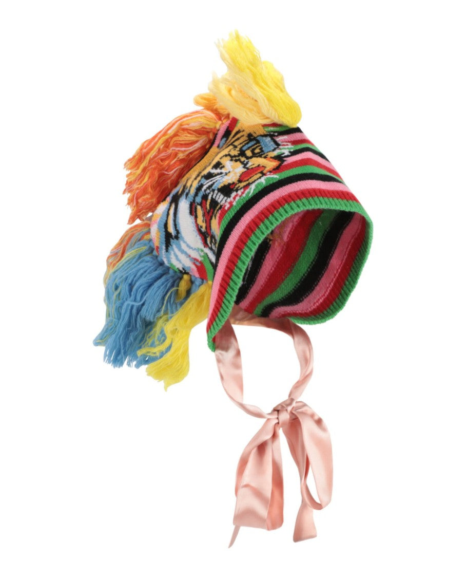 Gucci Knitted Tiger Head Mohawk Beanie