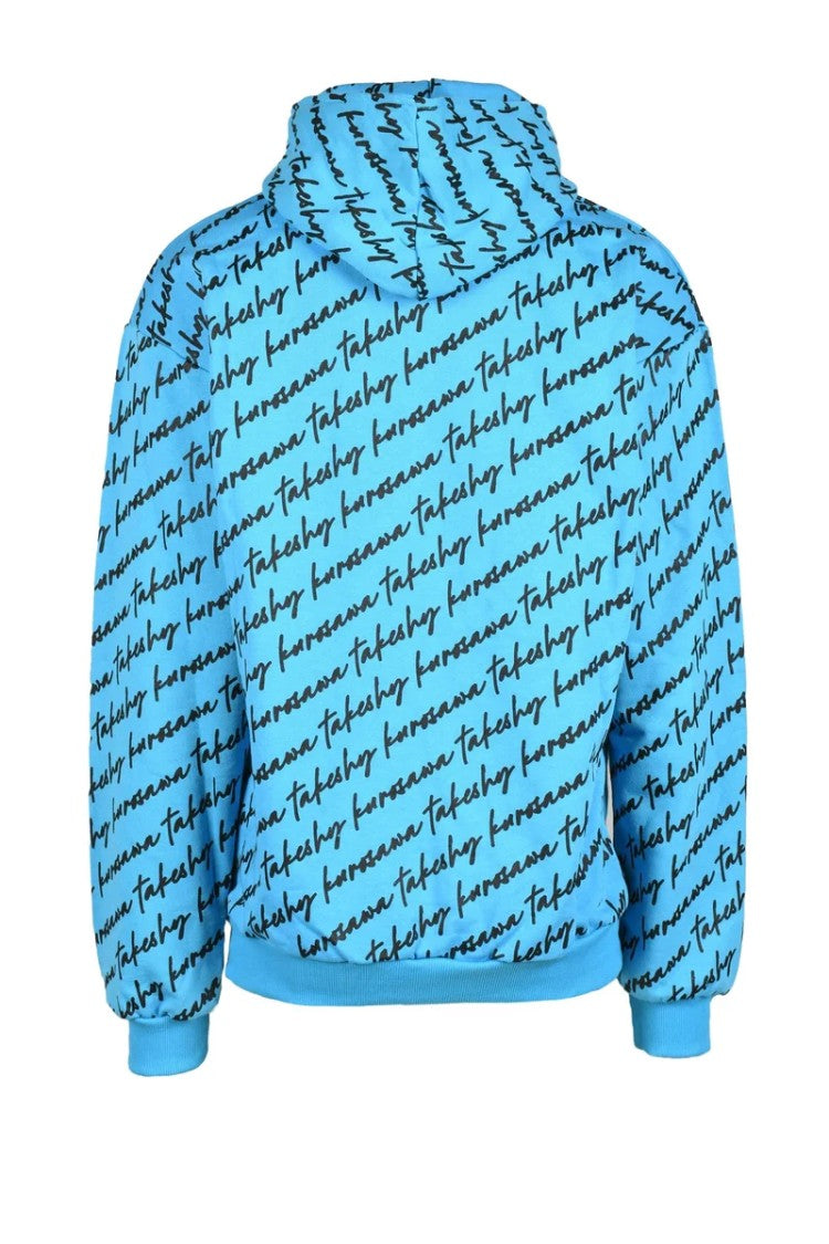 Takeshy Kurosawa Turquoise Cotton Sweatshirt
