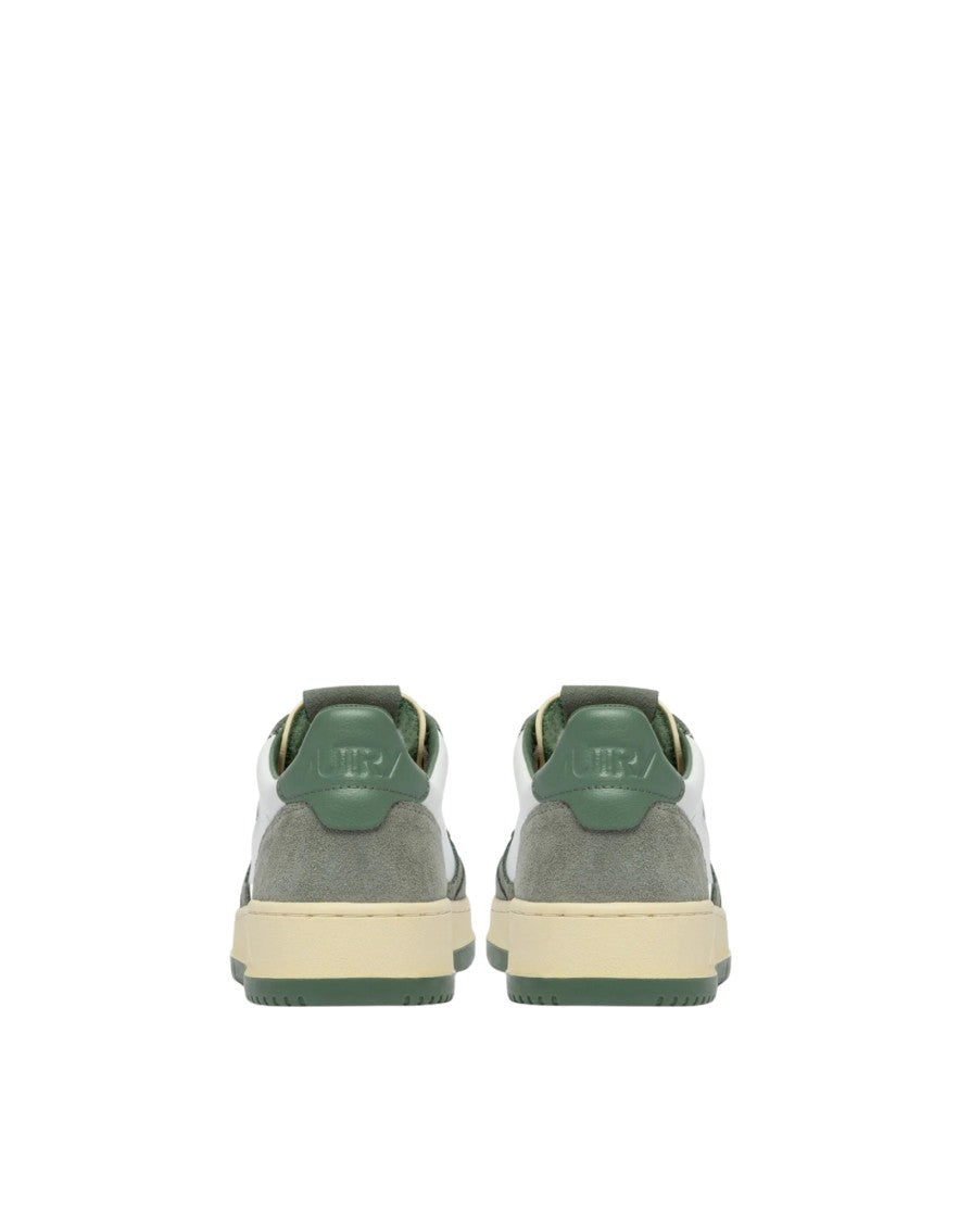 Autry Medalist Low Men’S White/Green Sneakers