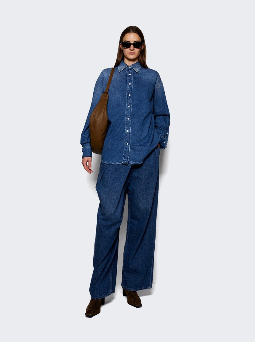 Khaite Augustina Hobo Bag Dark Olive