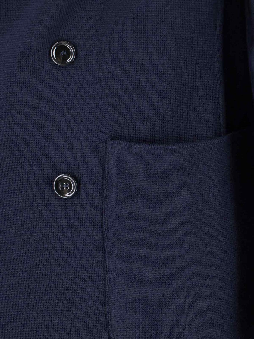 Lardini Double-Breasted Blazer – Navy