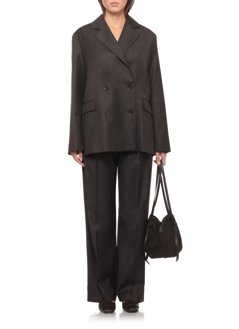 Loulou De Saison Double-Breasted Loulou De Saison Wool Blazer