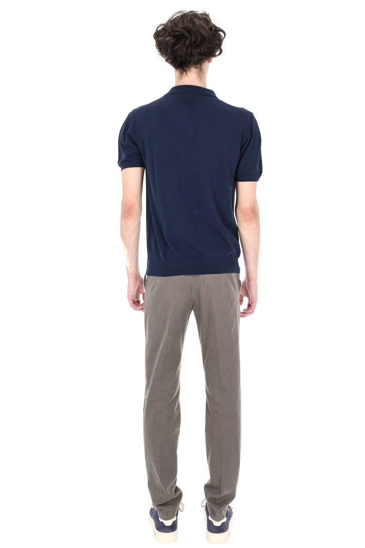 Drumohr Light Cotton Toweling Polo Shirt