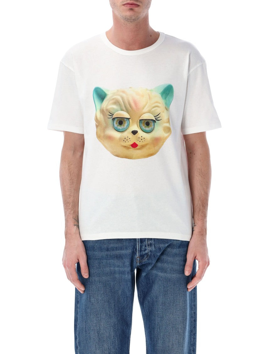Valentino Garavani Le Chat Cotton Girocollo Graphic T Shirt