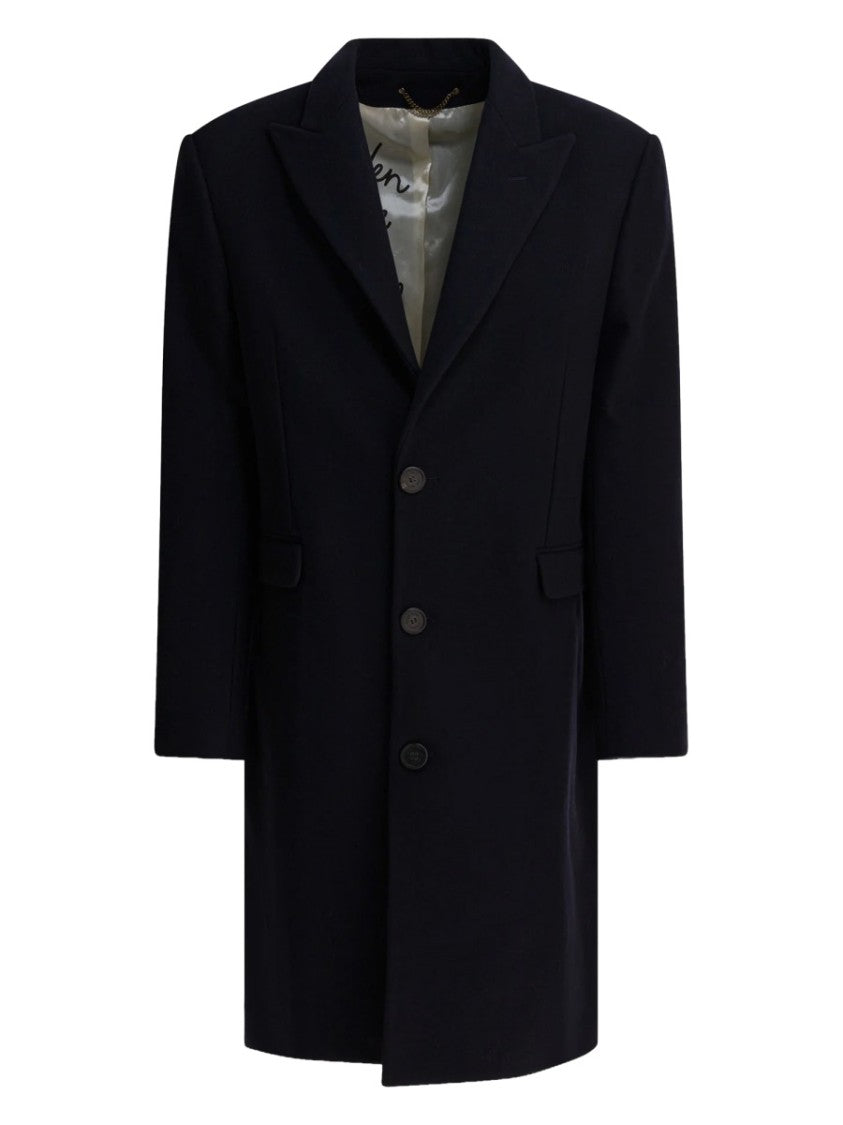 Golden Goose Virgin Wool-Blend Single-Breasted Tailored Coat