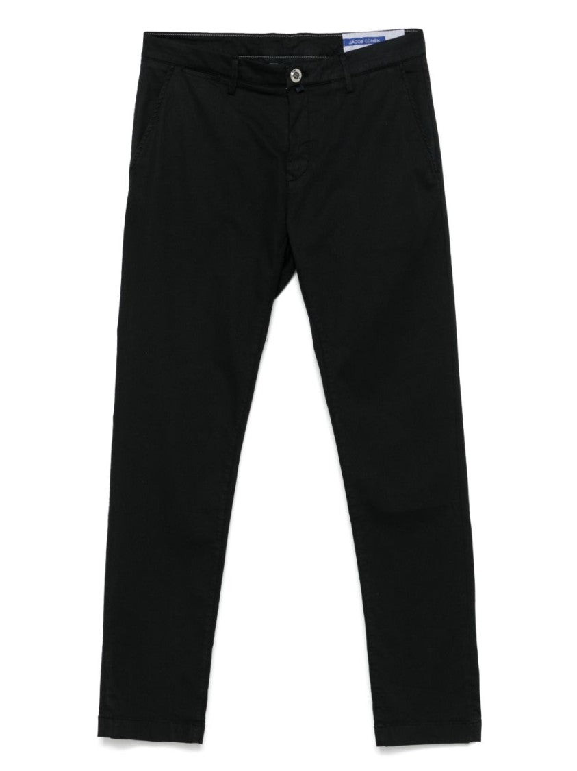 Jacob Cohen Black Jeans With Premium Detailing