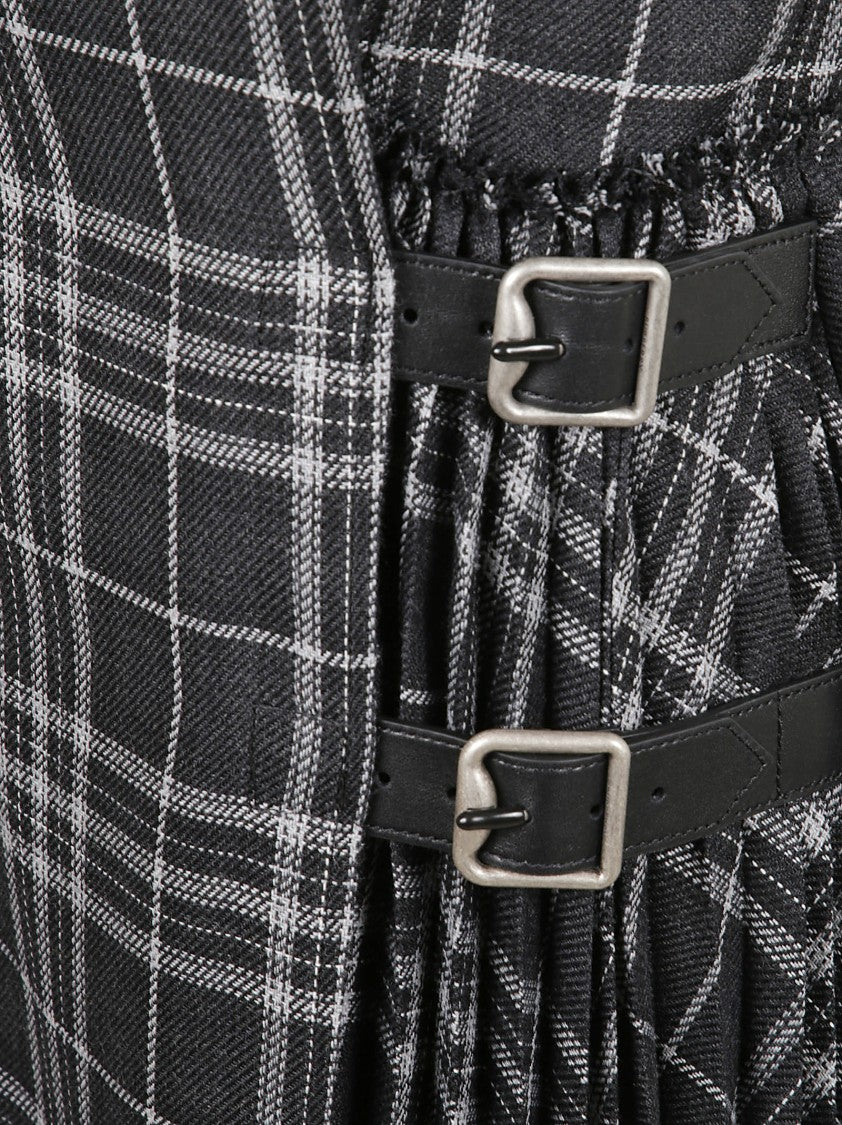 Burberry Midi Dress With Timeless Check Pattern