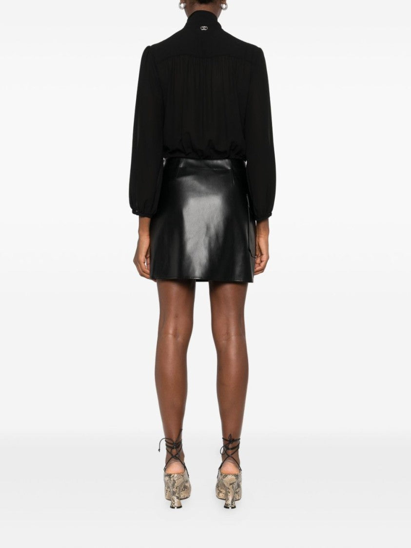 Liu Jo Mini Dress With Puffed Sleeves