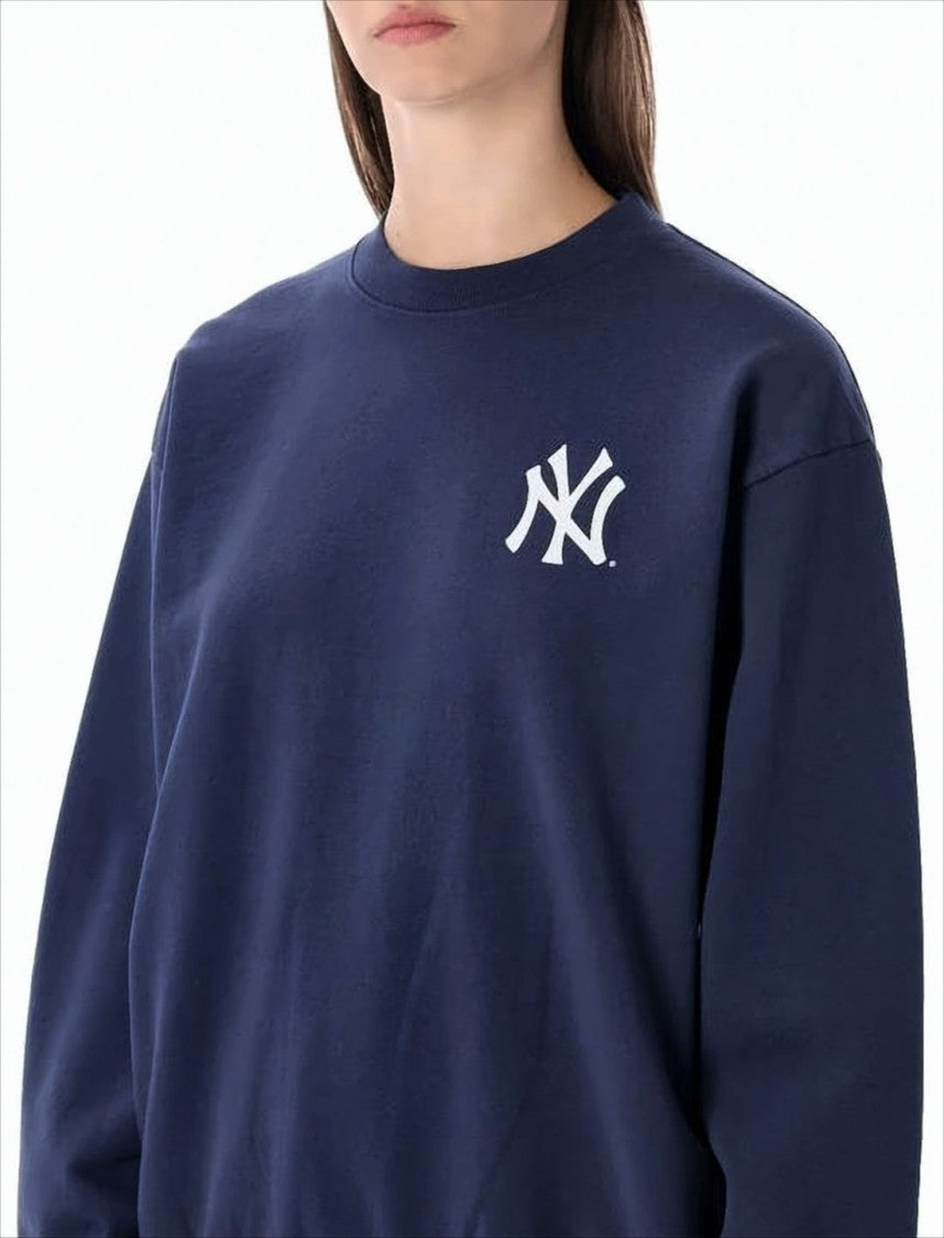 Sporty And Rich Relaxed Fit Crewneck Sweatshirt With Signature Branding