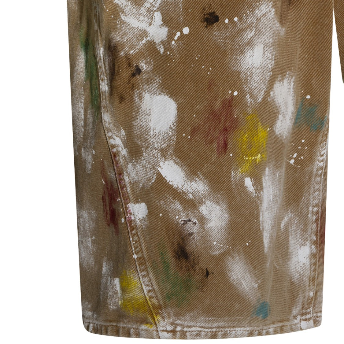 Moschino Artistic Paint Splatter Mid-Length Shorts