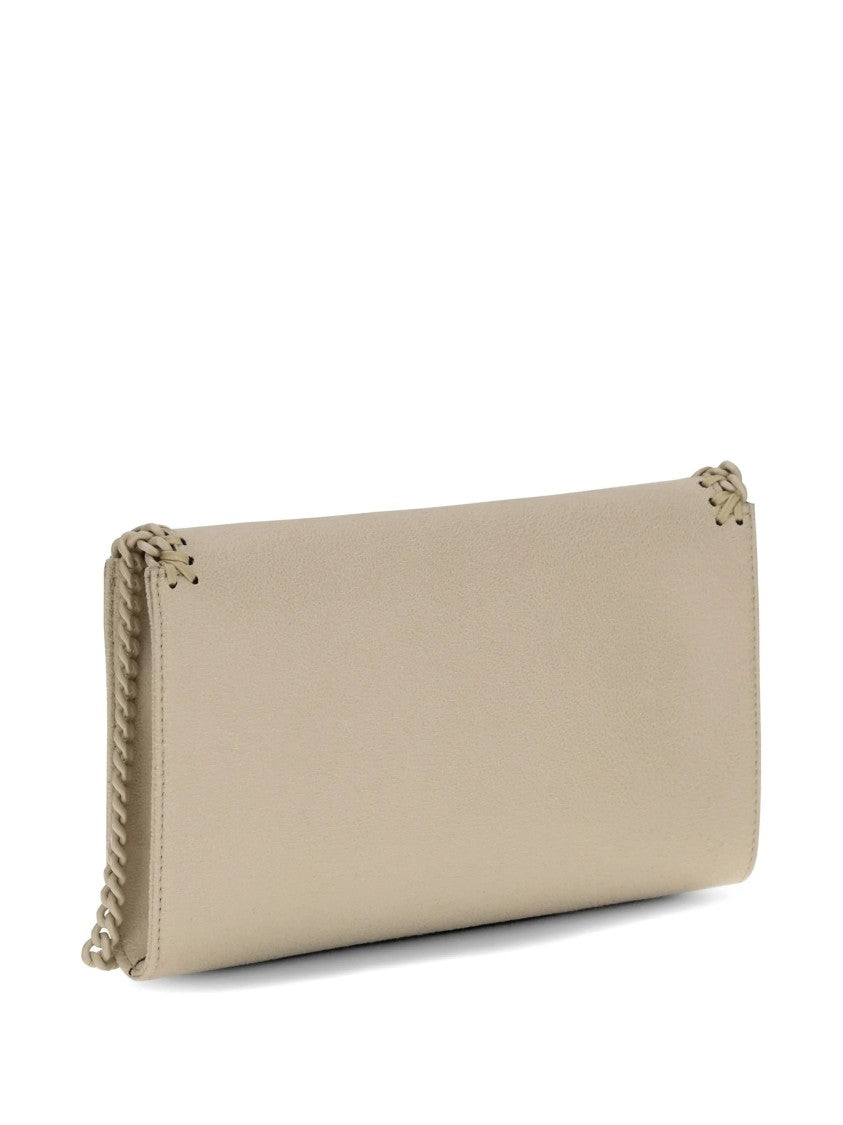 Stella Mccartney Rectangular Polyester Wallet Bag With Chain Detail
