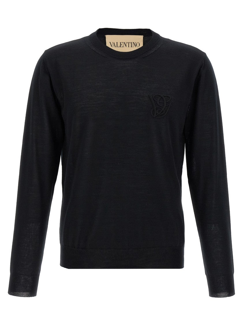 Valentino Garavani Logo Embroidery Sweater