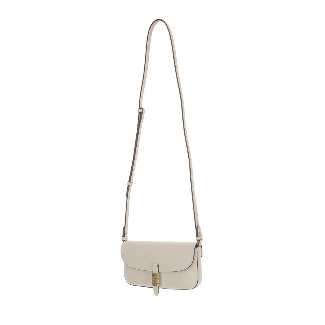 Pinko Flap Closure Leather Bag With Adjustable Shoulder Strap