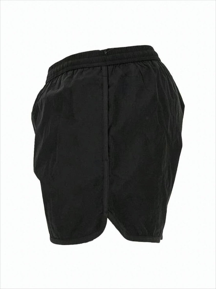 Ami Men's Relaxed-Fit Beach Shorts With Elastic Waistband