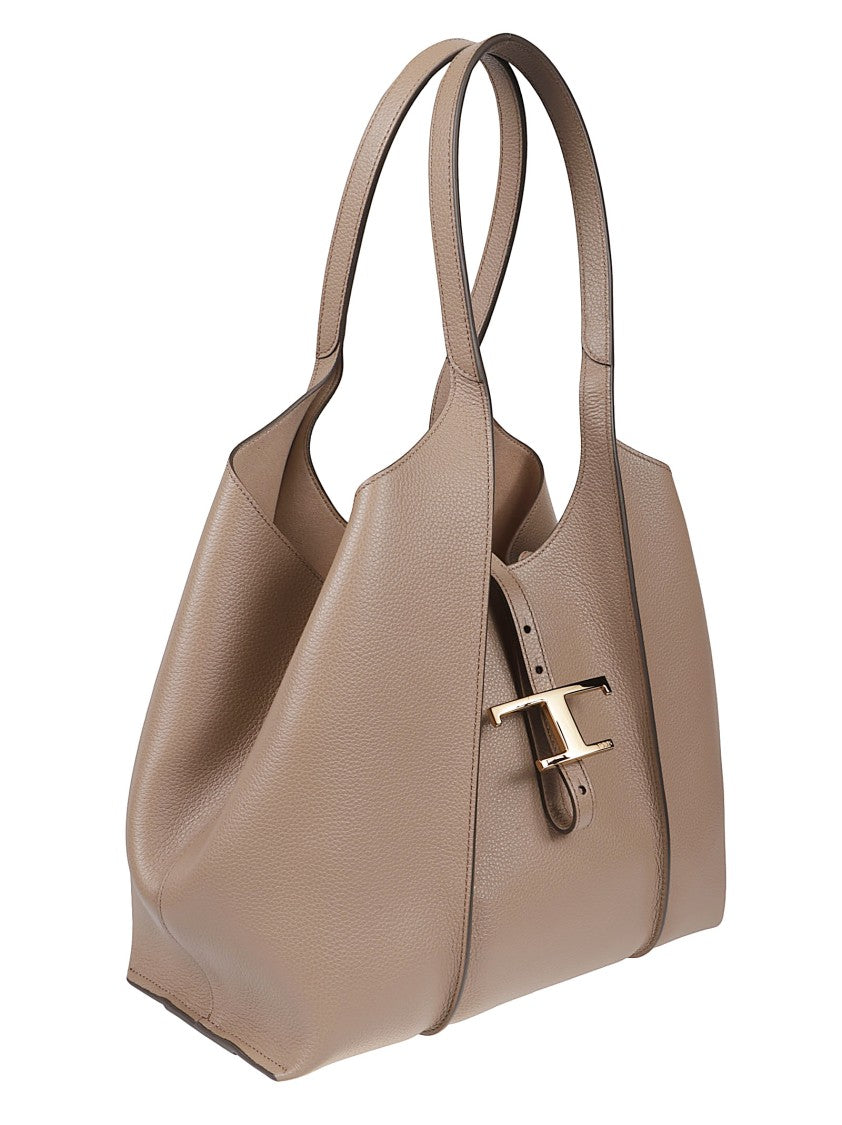 Tod's Small Tsb Trapezoidal Leather Tote Bag