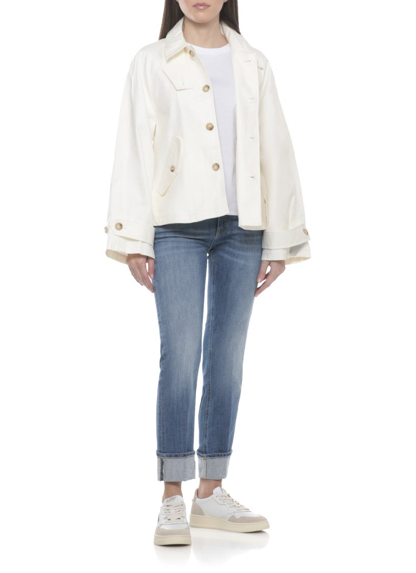 Autry White Medalist Low Leather Sneakers
