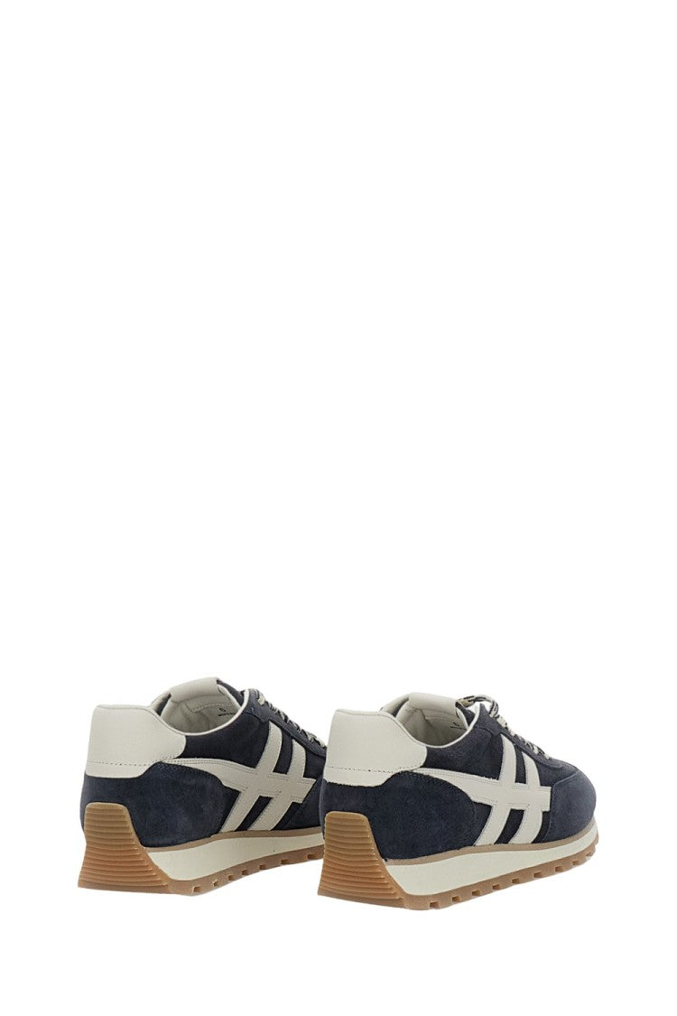 Hogan Blue Sneakers With Sporty Silhouette