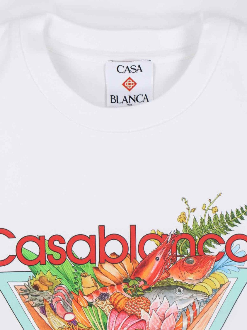Casablanca "Tennis Club Icon" T-Shirt White