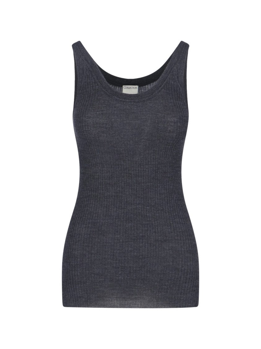 Calvin Klein Ribbed Knit Tank Top