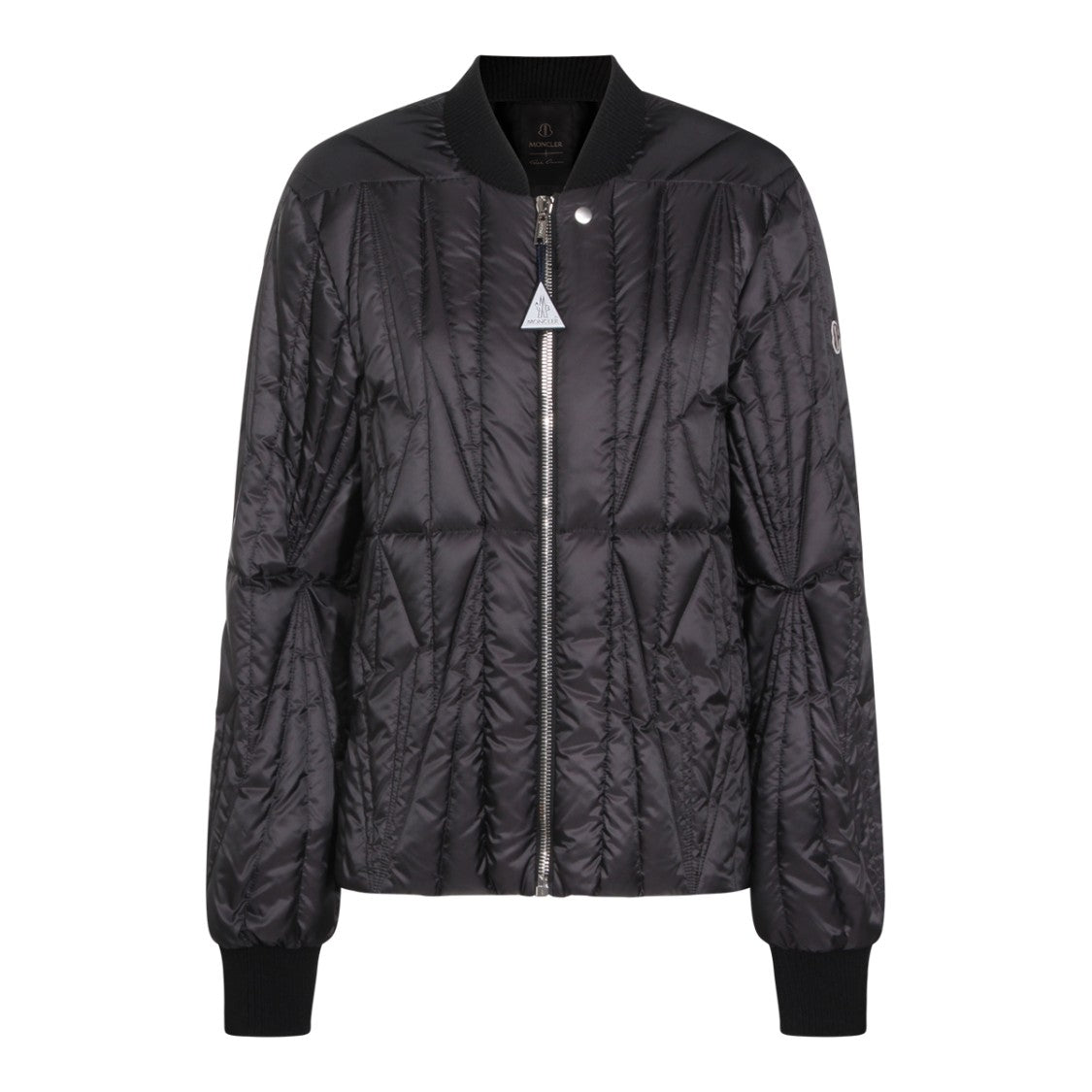 Moncler X Rick Owens Geocamo Flight Down Jacket With Bomber Collar