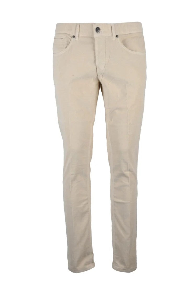 Dondup George Velvet Trousers - White