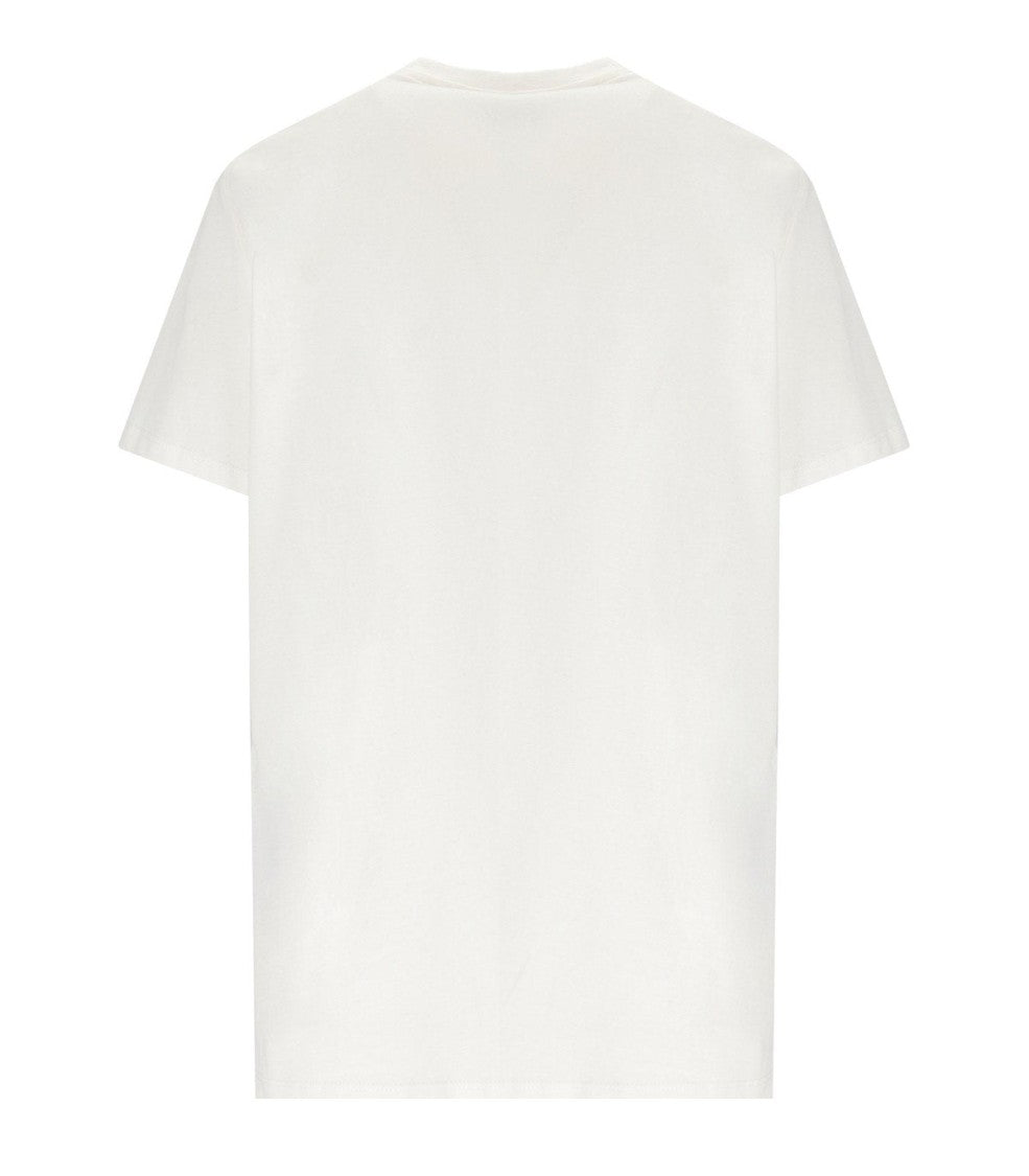 Elisabetta Franchi White T-Shirt With Jewel