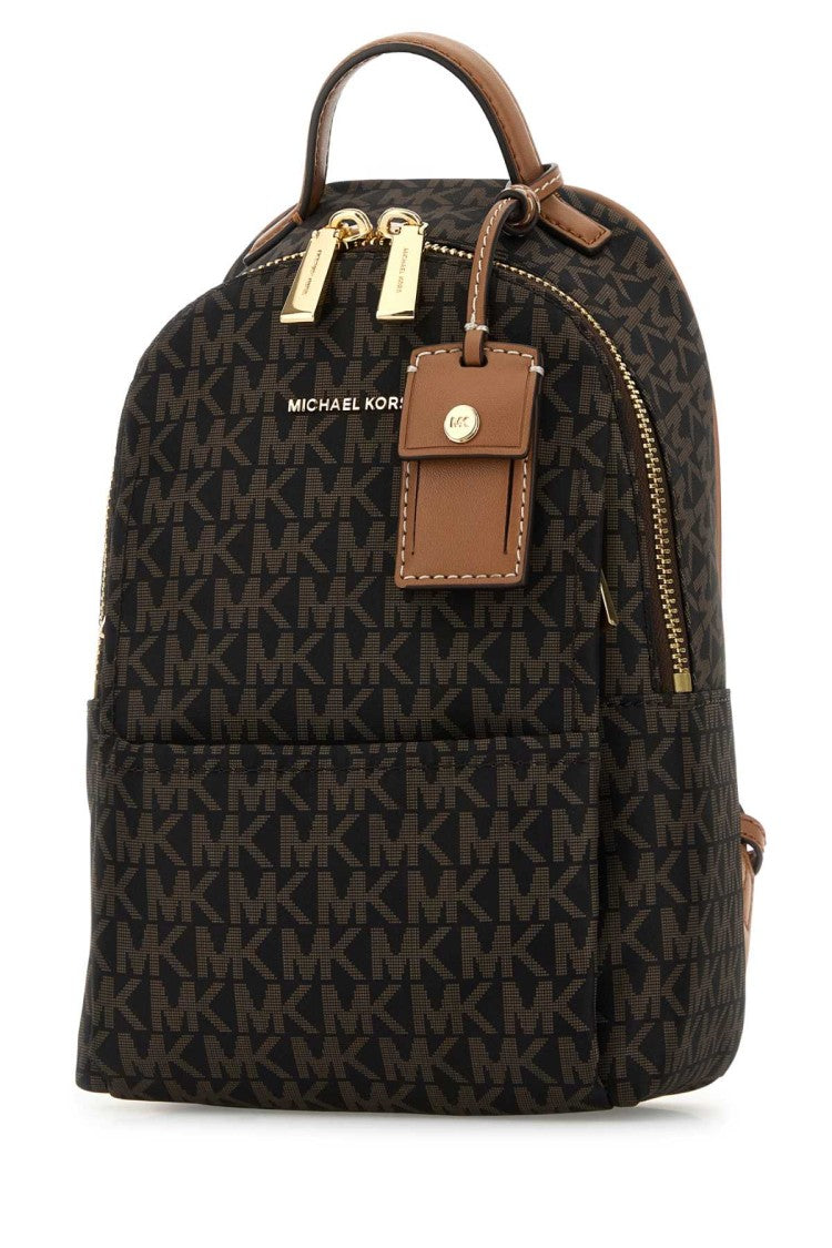 Michael Michael Kors Printed Canvas Backpack