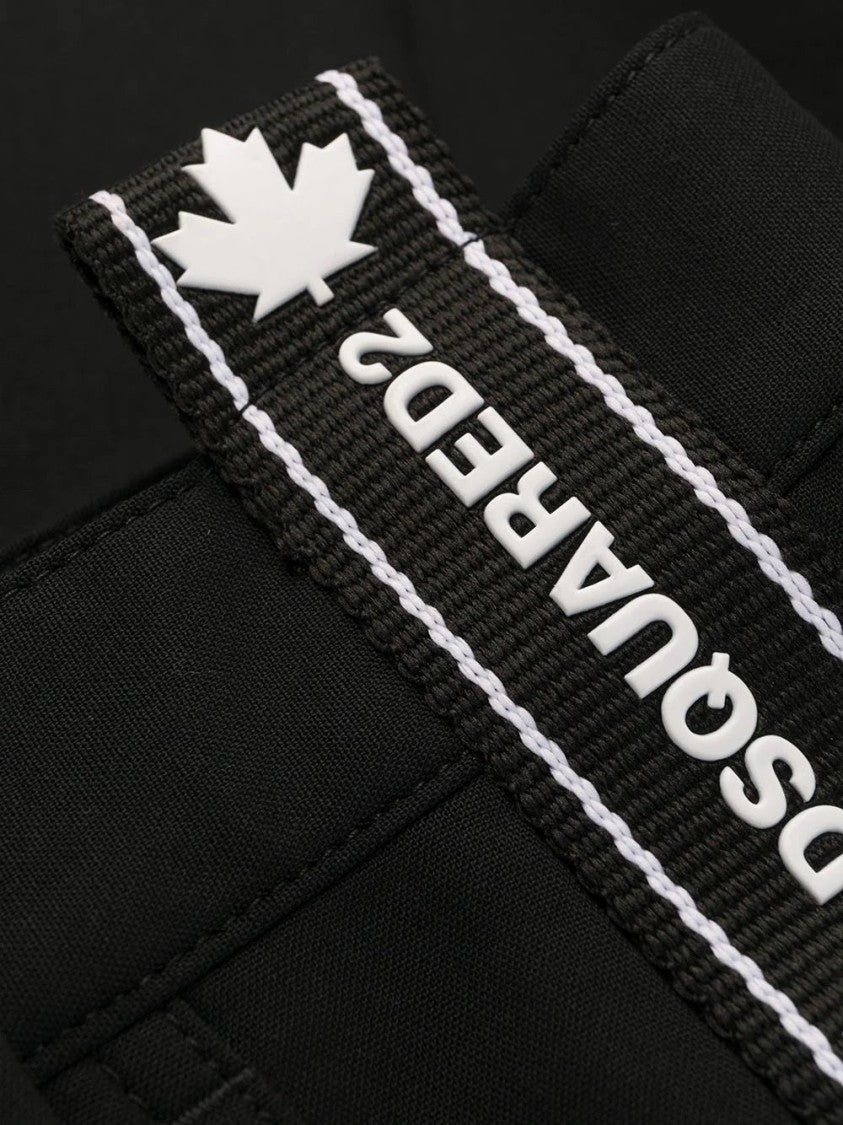 Dsquared2 Slim-Fit Tapered Trousers With Branded Side Stripes