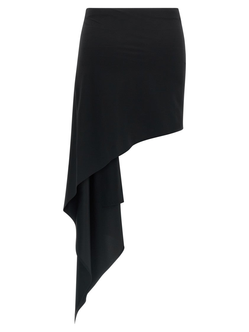 Magda Butrym Draped Stretch Fabric '01' Skirt