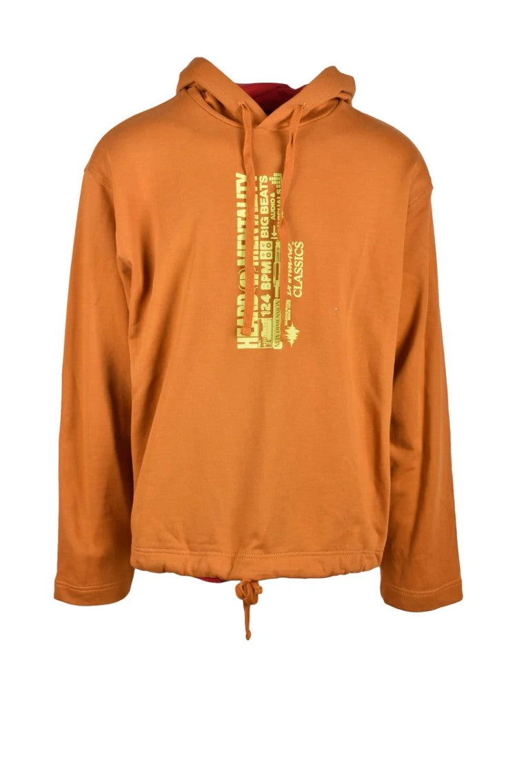 Diesel Orange Muted Cotton Sweatshirt