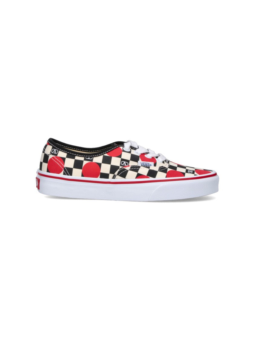 Valentino Garavani Low-Top Sneakers With Checkerboard Design