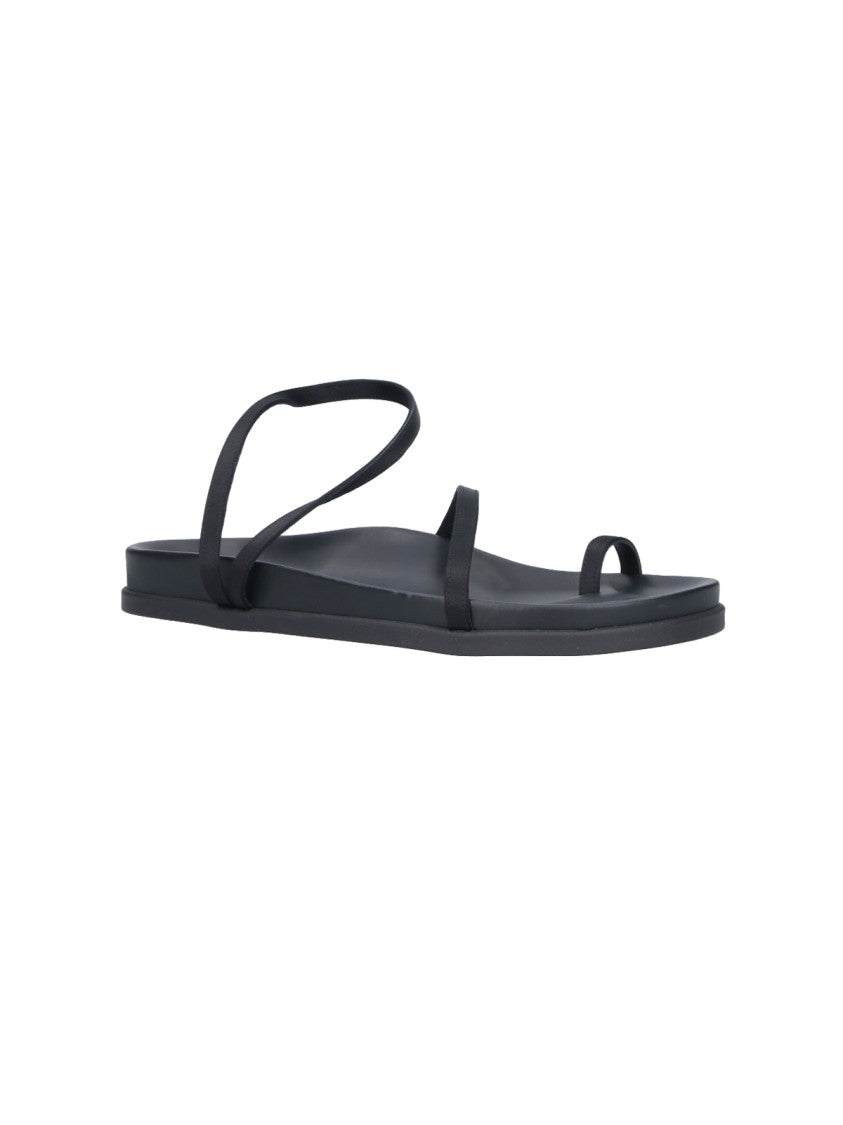 Ancient Greek Sandals "Eleftheria" Sandals – Black