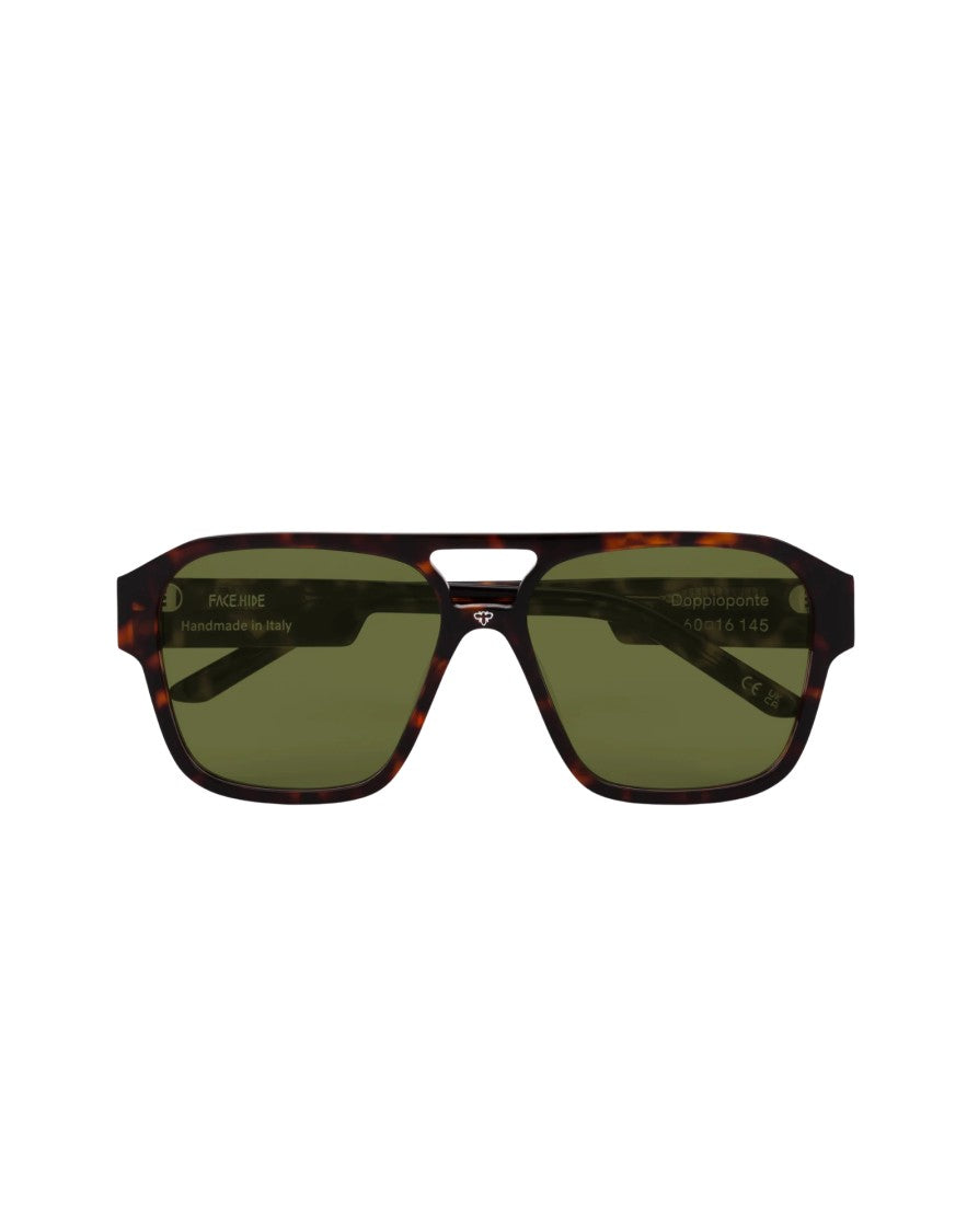 Face.Hide Doppio Ponte Oversized Sunglasses