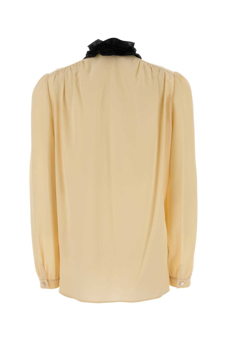 Valentino Garavani Yellow Silk Shirt