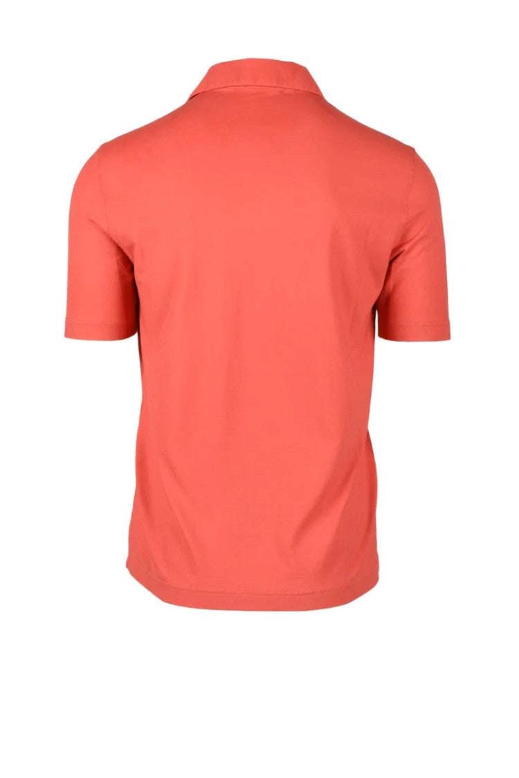 Filippo De Laurentiis Red Clean Cotton Polo Shirt