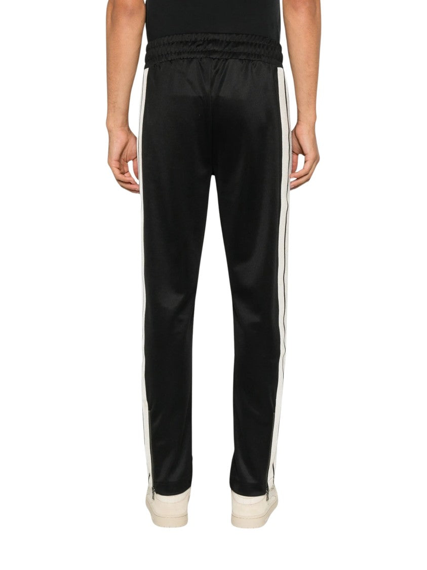 Palm Angels Black Tech Fabric Track Sweatpants