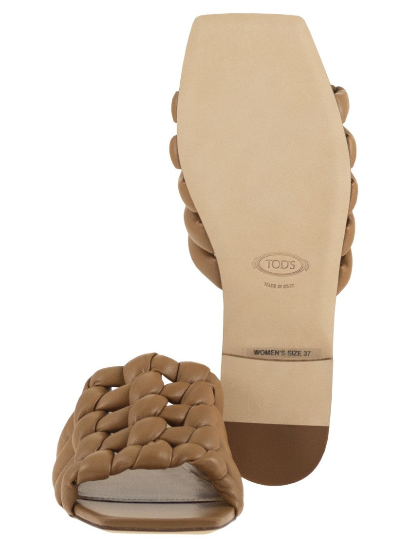 Tod's Leather Sandals