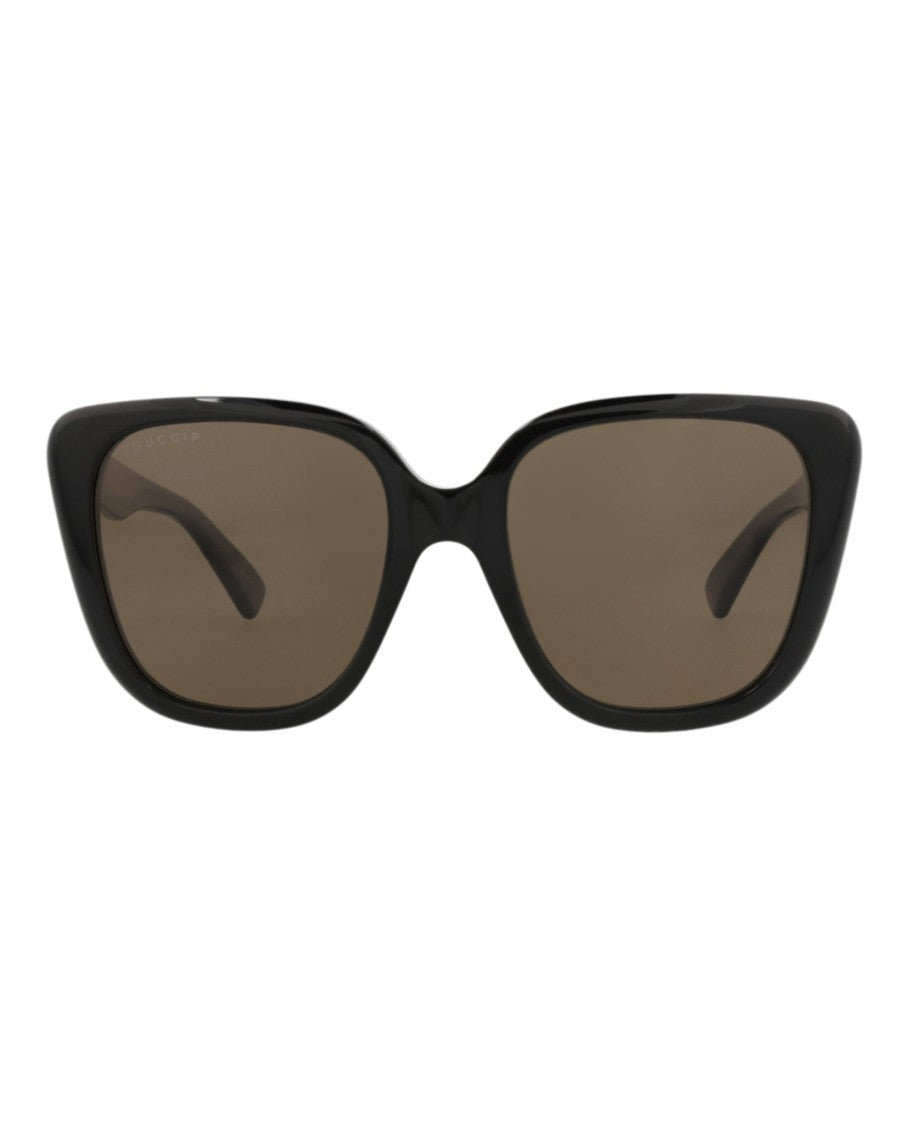 Gucci Cat Eye-Frame Polarized Sunglasses With Glossy Acetate Construction