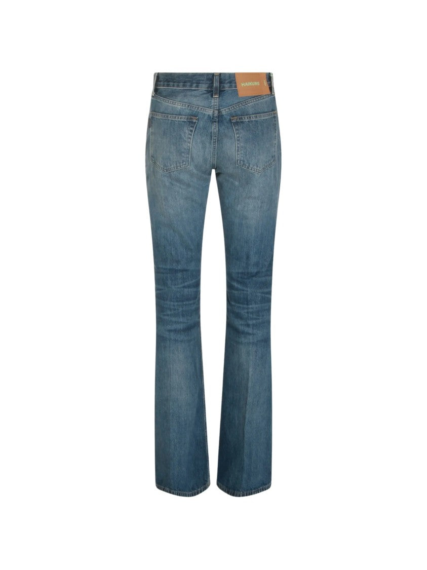 Haikure Faded Gradient Bootcut Denim Jeans