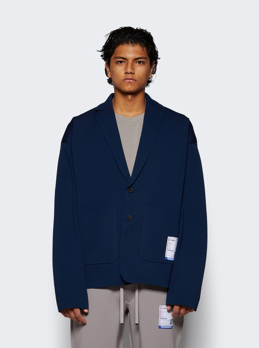 Maison Mihara Yasuhiro Milan Rib Jacket Navy