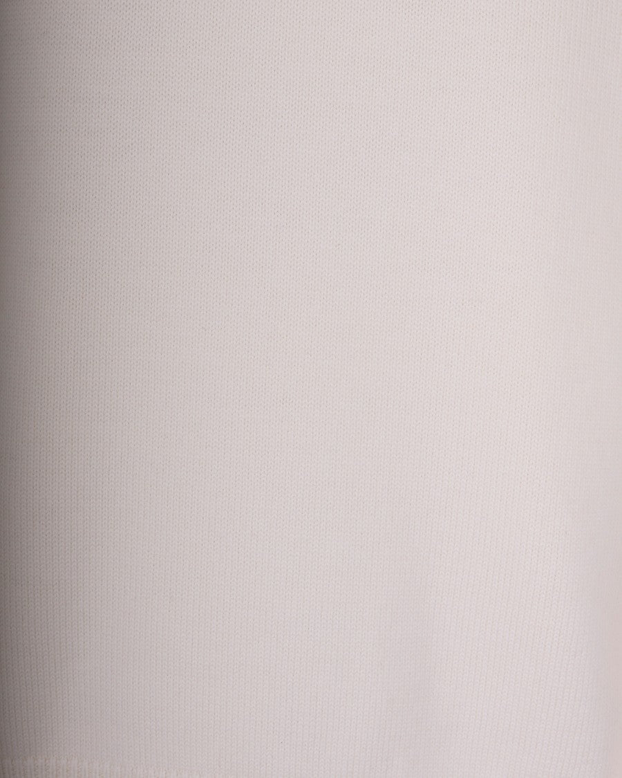 Paolo Pecora High Neck Sweater In Pure Virgin Wool With Ribbed Edges