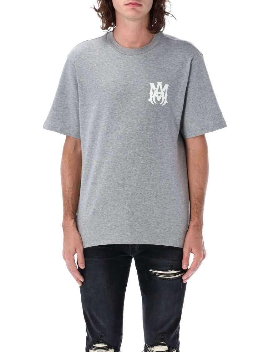 Amiri Heathered Grey Ma Core Logo T-Shirt