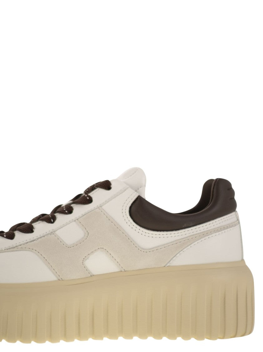 Hogan H-Stripes Leather Trainers