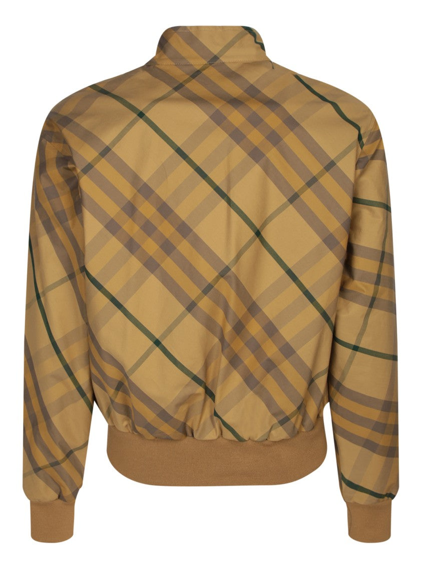 Burberry Ribbed Finish Bomber Jacket