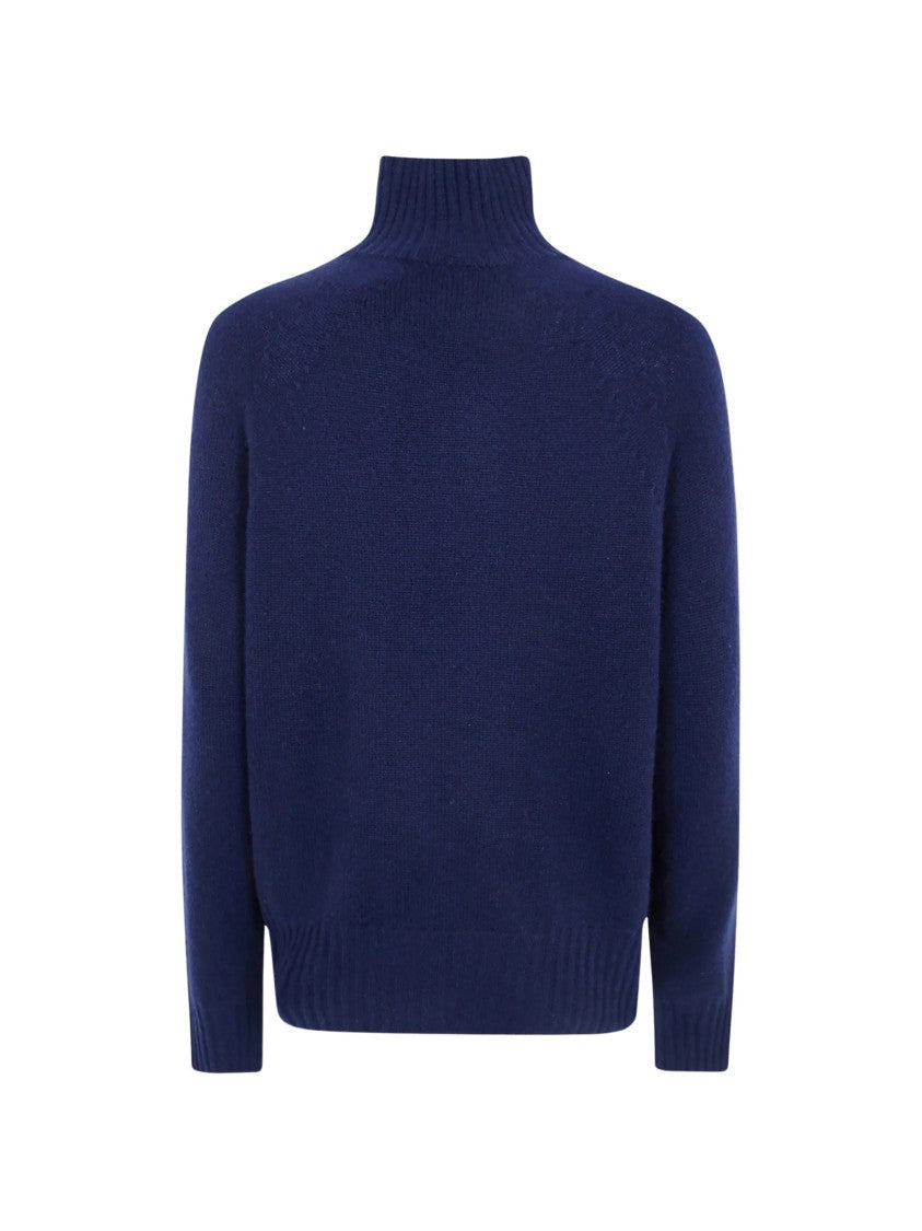 Seventy Classic Ribbed Cashmere Turtleneck Sweater
