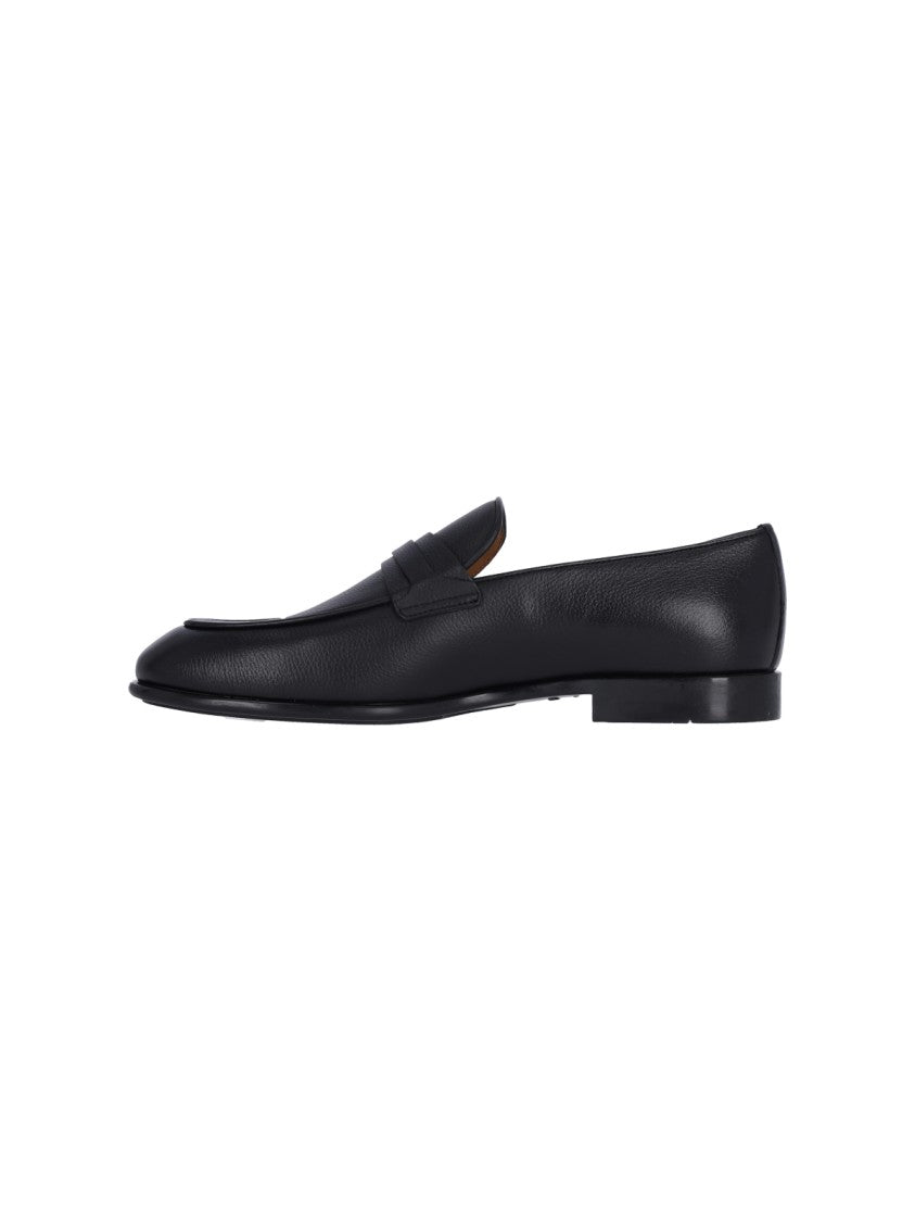 Ferragamo "Gancini" Loafers – Black
