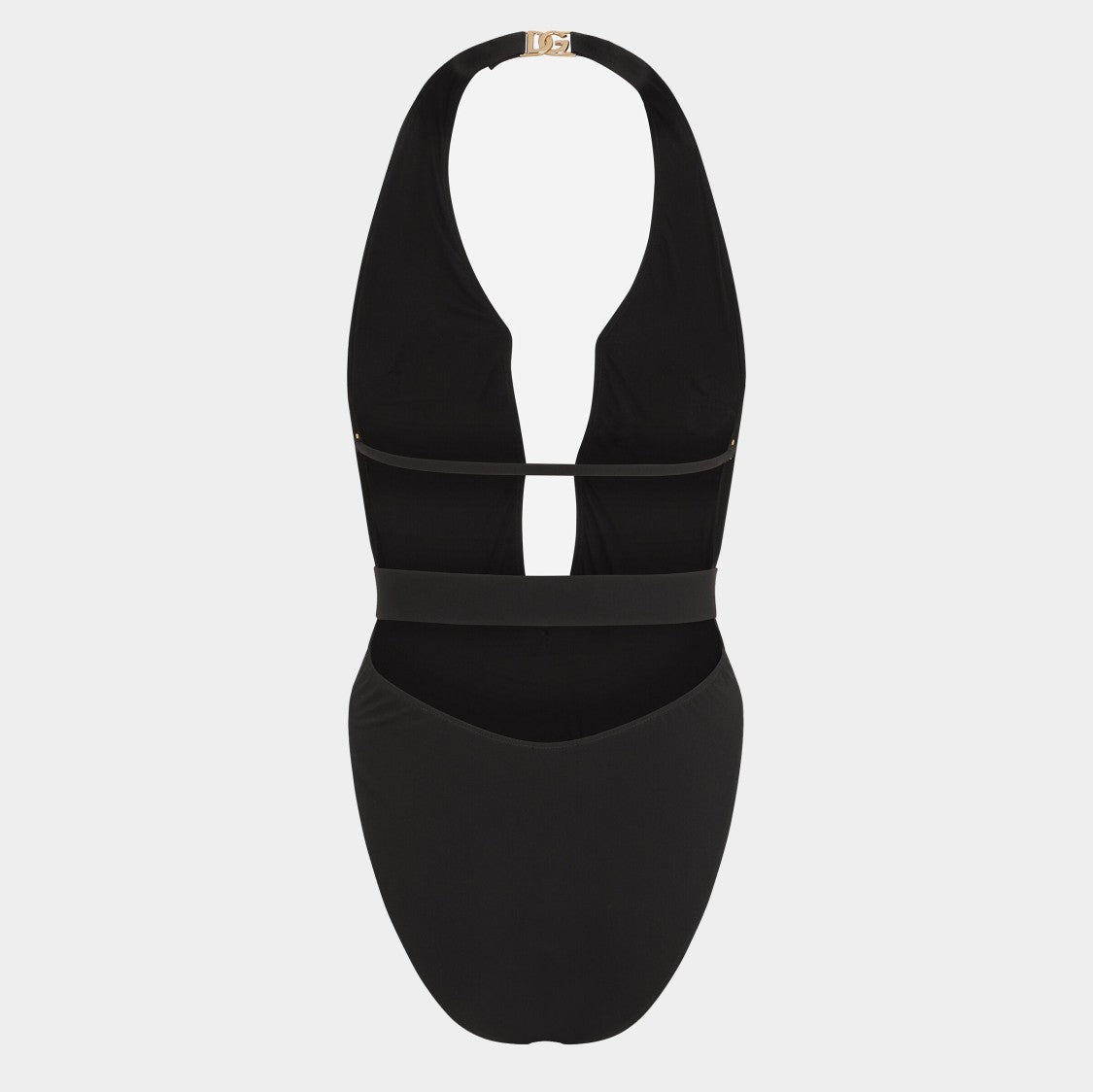 Dolce & Gabbana One-Piece Swimsuit With Plunging Neckline