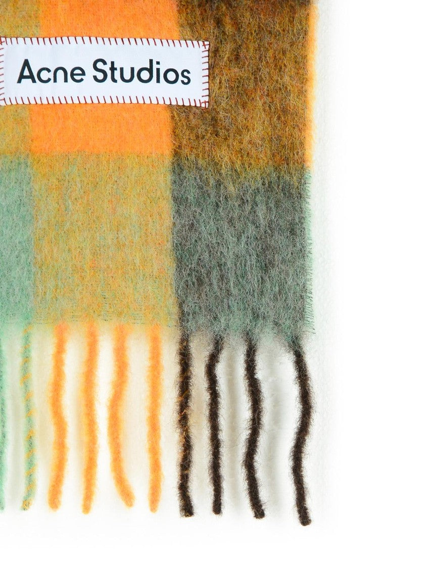 Acne Studios Checkered Design Scarf