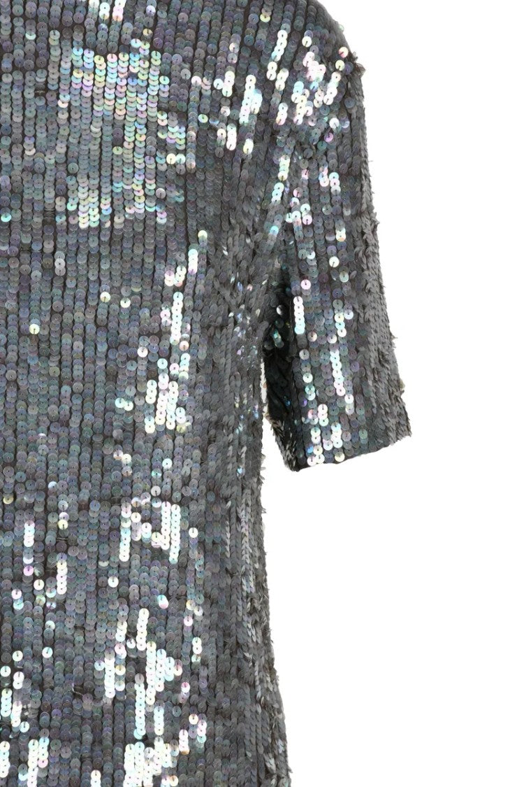 P.A.R.O.S.H. Sequin Dress - Silver