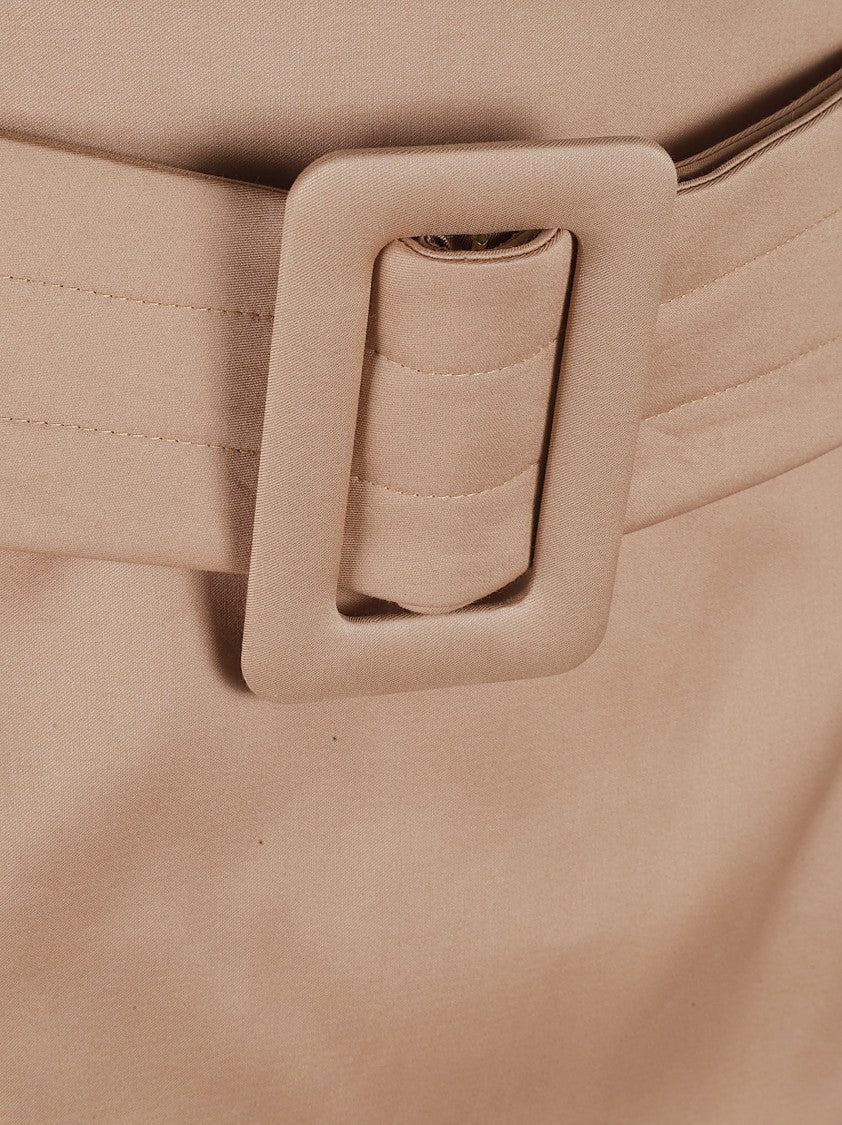 Patou Structured Skirt With Wide Belt